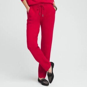 Chico's Zenergy® Luxe Cashmere Blend Ankle Pants, Red